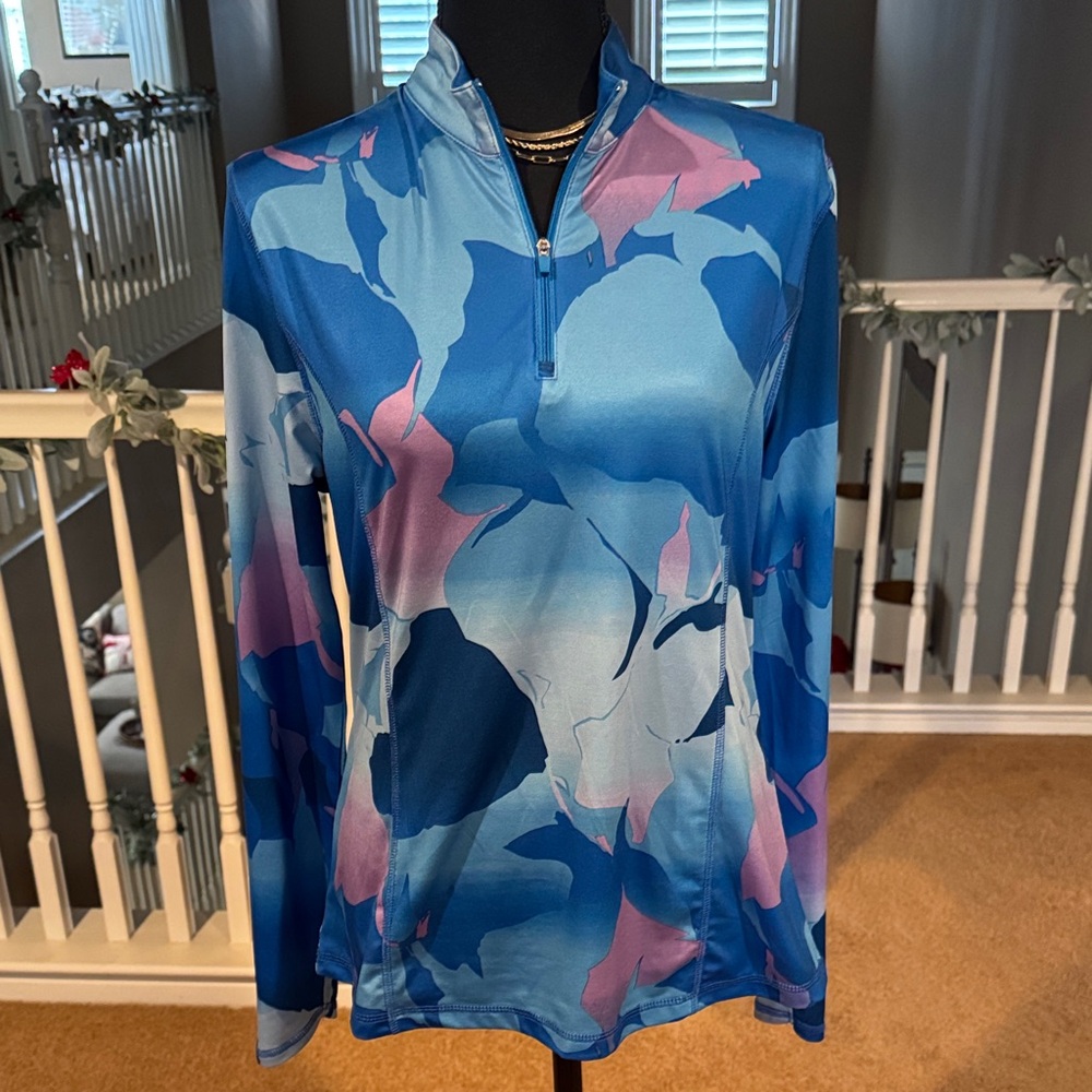 Callaway Blue, Pink & Purple Golf Top